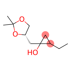 Cyclopropanol, 1-[[(4S)-2,2-dimethyl-1,3-dioxolan-4-yl]methyl]-2-ethyl- (9CI)