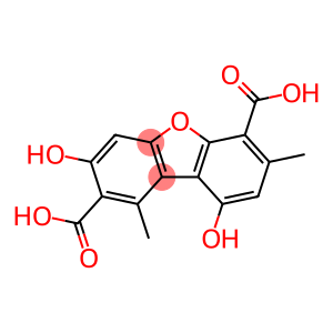 3,9-Dihydroxy-1,7-dimethyl-2,6-dibenzofurandicarboxylic acid