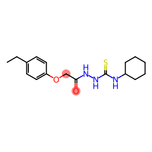 1-(2-(4-ETHYLPHENOXY)ACETYL)-4-CYCLOHEXYLTHIOSEMICARBAZIDE