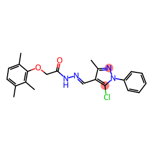 N'-[(5-chloro-3-methyl-1-phenyl-1H-pyrazol-4-yl)methylene]-2-(2,3,6-trimethylphenoxy)acetohydrazide