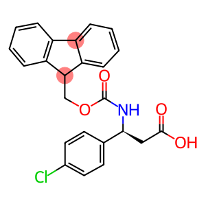 (3S)-3-(4-chlorophenyl)-3-({[(9H-fluoren-9-yl)methoxy]carbonyl}amino)propanoic acid