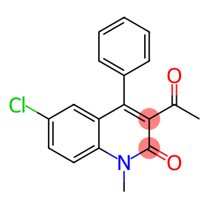 3-Acetyl-6-chloro-1-methyl-4-phenylquinolin-2(1H)-one