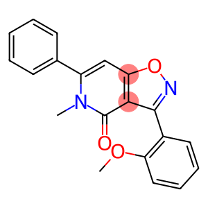 3-(2-Methoxyphenyl)-5-methyl-6-phenylisoxazolo-[4,5-c]pyridin-4(5H)-one