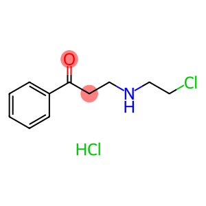 3-[(2-CHLOROETHYL)AMINO]-1-PHENYLPROPAN-1-ONE HYDROCHLORIDE