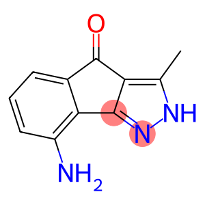 Indeno[1,2-c]pyrazol-4(2H)-one, 8-amino-3-methyl-