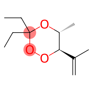 1,2,4-Trioxane,3,3-diethyl-5-methyl-6-(1-methylethenyl)-,(5R,6R)-rel-(9CI)