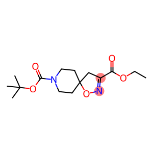 8-tert-butyl 3-ethyl 1-oxa-2,8-diazaspiro[4.5]dec-2-ene-3,8-dicarboxylate