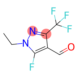 1H-Pyrazole-4-carboxaldehyde, 1-ethyl-5-fluoro-3-(trifluoromethyl)-