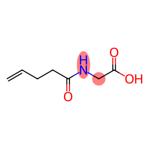 Glycine, N-(1-oxo-4-pentenyl)- (9CI)