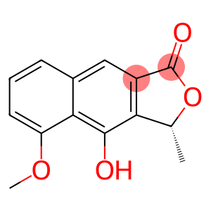 Naphtho[2,3-c]furan-1(3H)-one, 4-hydroxy-5-methoxy-3-methyl-, (3R)-