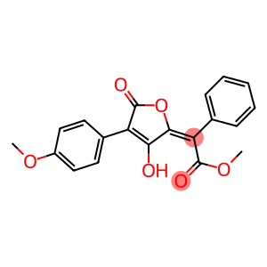 2-Phenyl-2-[(2E)-3-hydroxy-4-(4-methoxyphenyl)-5-oxo-2,5-dihydrofuran-2-ylidene]acetic acid methyl ester