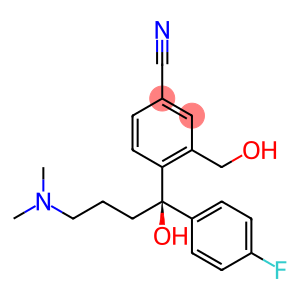 Benzonitrile, 4-[(1R)-4-(dimethylamino)-1-(4-fluorophenyl)-1-hydroxybutyl]-3-(hydroxymethyl)-