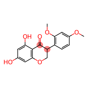 4H-1-Benzopyran-4-one, 3-(2,4-dimethoxyphenyl)-2,3-dihydro-5,7-dihydroxy-