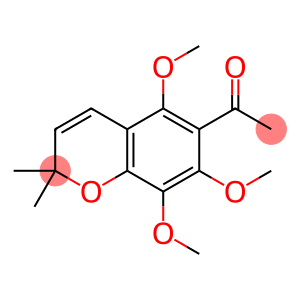 Methyl(2,2-dimethyl-5,7,8-trimethoxy-2H-1-benzopyran-6-yl) ketone