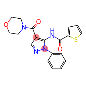 N-[4-(4-morpholinylcarbonyl)-1-phenyl-1H-pyrazol-5-yl]-2-thiophenecarboxamide