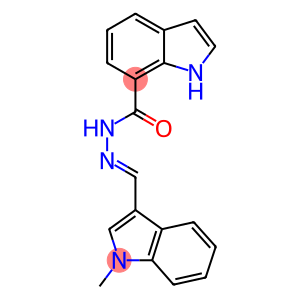 N'-[(1-methyl-1H-indol-3-yl)methylene]-1H-indole-7-carbohydrazide