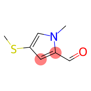 1H-Pyrrole-2-carboxaldehyde, 1-methyl-4-(methylthio)- (9CI)