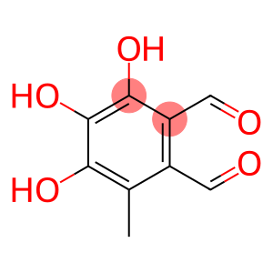 1,2-Benzenedicarboxaldehyde, 3,4,5-trihydroxy-6-methyl-