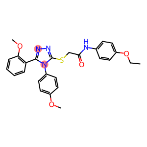 N-(4-ethoxyphenyl)-2-{[5-(2-methoxyphenyl)-4-(4-methoxyphenyl)-4H-1,2,4-triazol-3-yl]sulfanyl}acetamide