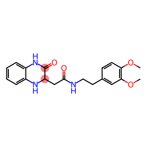 N-(3,4-dimethoxyphenethyl)-2-(3-oxo-1,2,3,4-tetrahydroquinoxalin-2-yl)acetamide