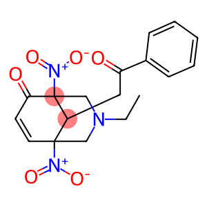 3-ethyl-1,5-bisnitro-9-(2-oxo-2-phenylethyl)-3-azabicyclo[3.3.1]non-7-en-6-one