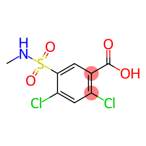 2,4-dichloro-5-(methylsulfamoyl)benzoic acid