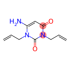 2,4(1H,3H)-Pyrimidinedione, 6-amino-1,3-di-2-propen-1-yl-