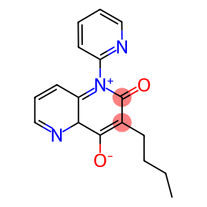 3-butyl-2-oxo-1-(2-pyridinyl)-2,4a-dihydro[1,5]naphthyridin-1-ium-4-olate