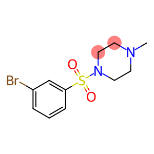1-(3-BROMOPHENYLSULFONYL)-4-METHYLPIPERAZINE