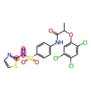 N-{4-[(1,3-thiazol-2-ylamino)sulfonyl]phenyl}-2-(2,4,5-trichlorophenoxy)propanamide