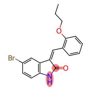 5-bromo-3-(2-propoxybenzylidene)-1,3-dihydro-2H-indol-2-one