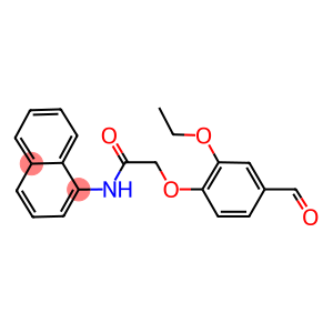 2-(2-乙氧基-4-甲酰基苯氧基)-N-(萘-1-基)乙酰胺