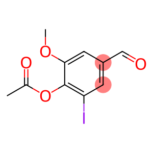 acetic acid (4-formyl-2-iodo-6-methoxy-phenyl) ester