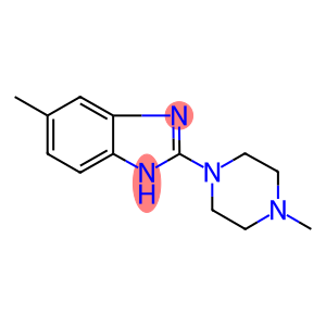 5-methyl-2-(4-methylpiperazin-1-yl)-1H-benzimidazole