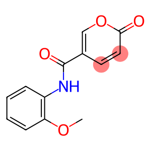 2H-Pyran-5-carboxamide,N-(2-methoxyphenyl)-2-oxo-(9CI)