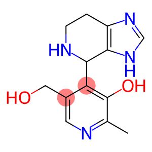 3-Pyridinemethanol, 5-hydroxy-6-methyl-4-(4,5,6,7-tetrahydro-3H-imidazo[4,5-c]pyridin-4-yl)-