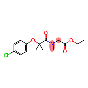 ethyl N-[2-(4-chlorophenoxy)-2-methylpropanoyl]glycinate