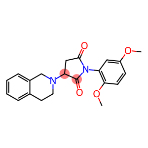 3-(3,4-dihydroisoquinolin-2(1H)-yl)-1-(2,5-dimethoxyphenyl)pyrrolidine-2,5-dione