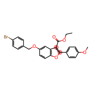 ethyl 5-[(4-bromobenzyl)oxy]-2-(4-methoxyphenyl)-1-benzofuran-3-carboxylate