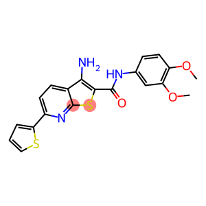 3-amino-N-(3,4-dimethoxyphenyl)-6-thien-2-ylthieno[2,3-b]pyridine-2-carboxamide
