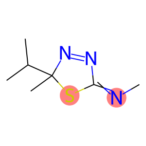 Methanamine, N-[5-methyl-5-(1-methylethyl)-1,3,4-thiadiazol-2(5H)-ylidene]- (9CI)