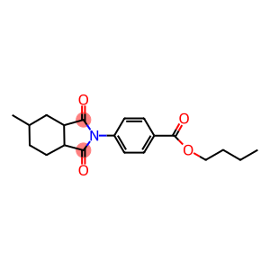 butyl 4-(5-methyl-1,3-dioxooctahydro-2H-isoindol-2-yl)benzoate