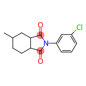 2-(3-chlorophenyl)-5-methylhexahydro-1H-isoindole-1,3(2H)-dione