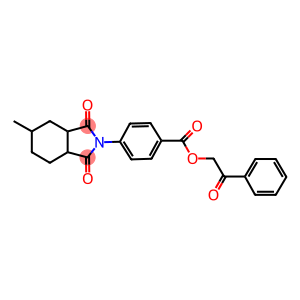 2-oxo-2-phenylethyl 4-(5-methyl-1,3-dioxooctahydro-2H-isoindol-2-yl)benzoate