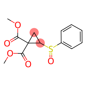 dimethyl 2-(phenylsulfinyl)-1,1-cyclopropanedicarboxylate