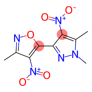 4-nitro-5-{4-nitro-1,5-dimethyl-1H-pyrazol-3-yl}-3-methylisoxazole