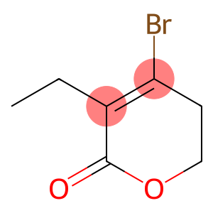 2H-Pyran-2-one, 4-bromo-3-ethyl-5,6-dihydro-