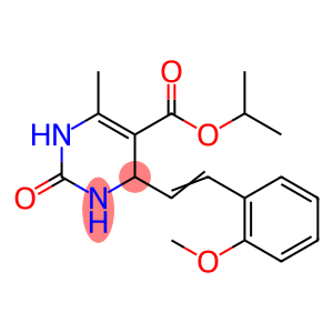 isopropyl 4-[2-(2-methoxyphenyl)vinyl]-6-methyl-2-oxo-1,2,3,4-tetrahydropyrimidine-5-carboxylate