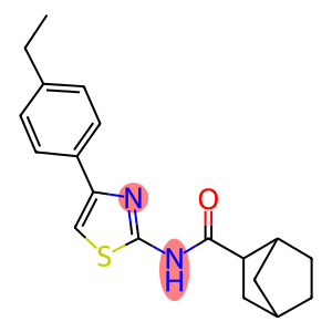 N-[4-(4-ethylphenyl)-1,3-thiazol-2-yl]bicyclo[2.2.1]heptane-2-carboxamide