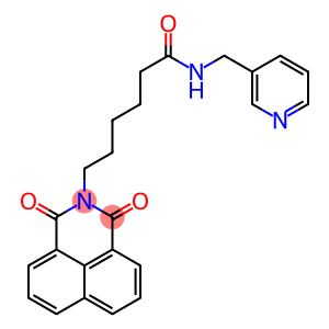 6-(1,3-dioxo-1H-benzo[de]isoquinolin-2(3H)-yl)-N-(pyridin-3-ylmethyl)hexanamide